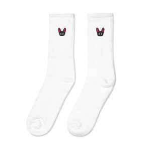 Embroidered Bunny Cat Socks